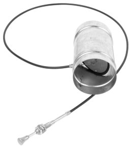 Регулятор допуска воздуха D100 мм с тросом